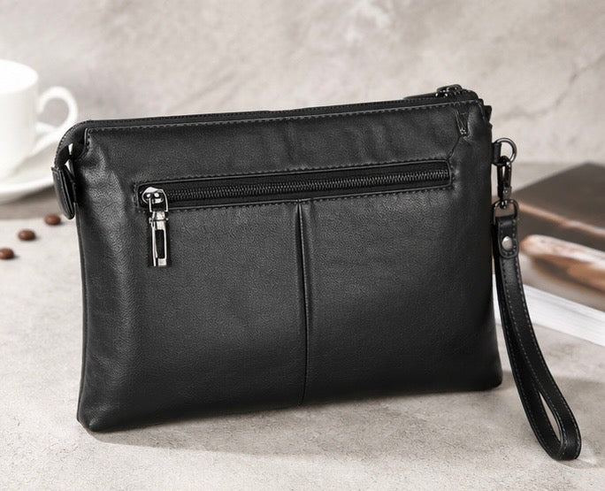 Men’s Classic Leather Clutch Bag
