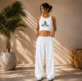 Women’s White Active Lounge Set