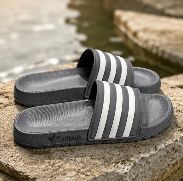 Urban Stripe Comfort Slides