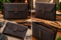Vintage Leather Business Clutch