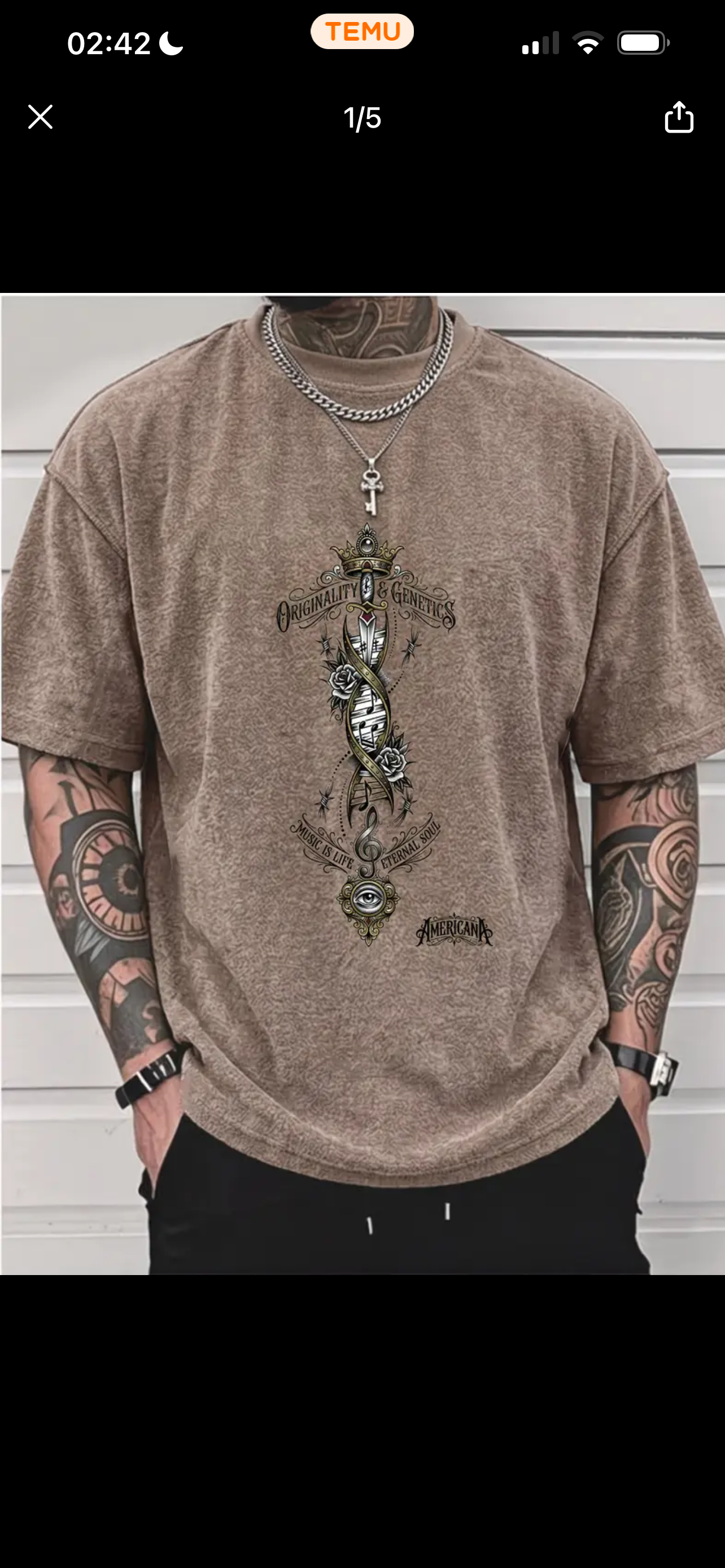 Vintage Skeleton Streetwear Set