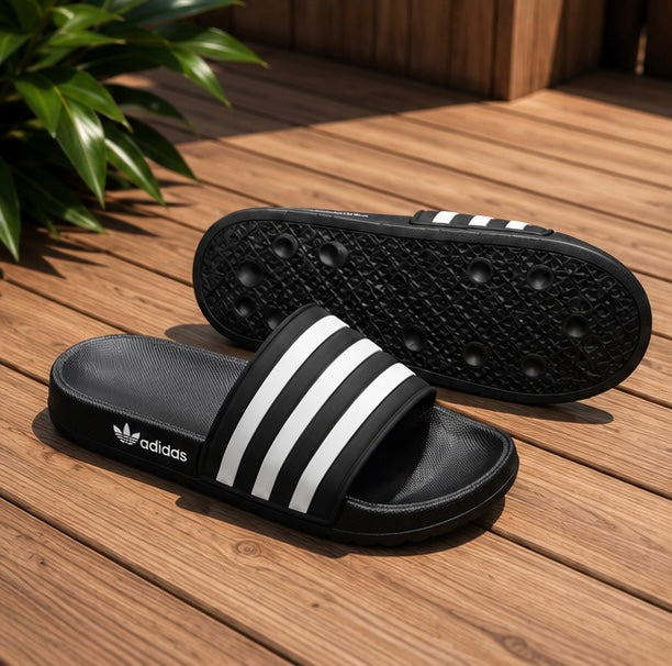 Urban Stripe Comfort Slides