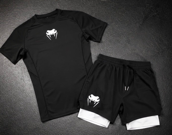Men’s Black Performance Gym Set