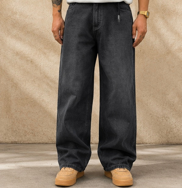 New Heavyweight Men’s Denim Jeans – Dark Grey