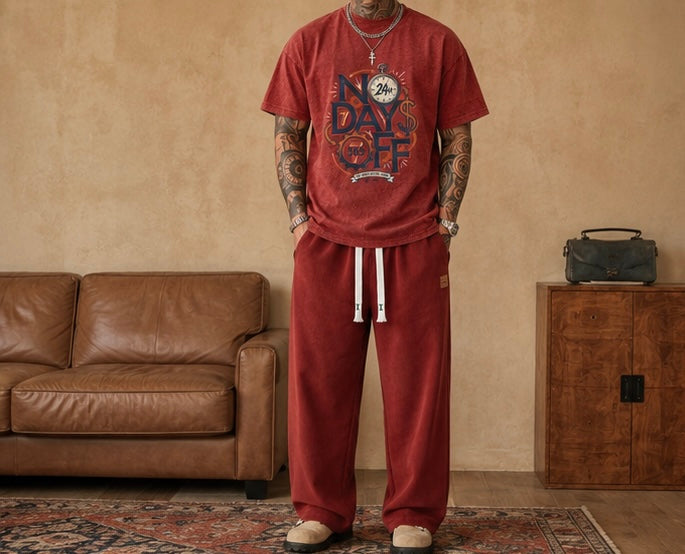 Vintage Oversized Streetwear Set