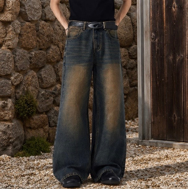 American 2026 Retro Wide-Leg Loose Fit Jeans
