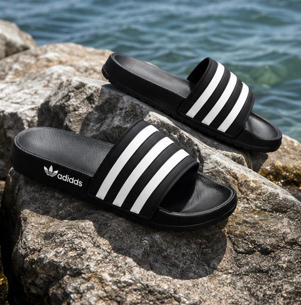Urban Stripe Comfort Slides