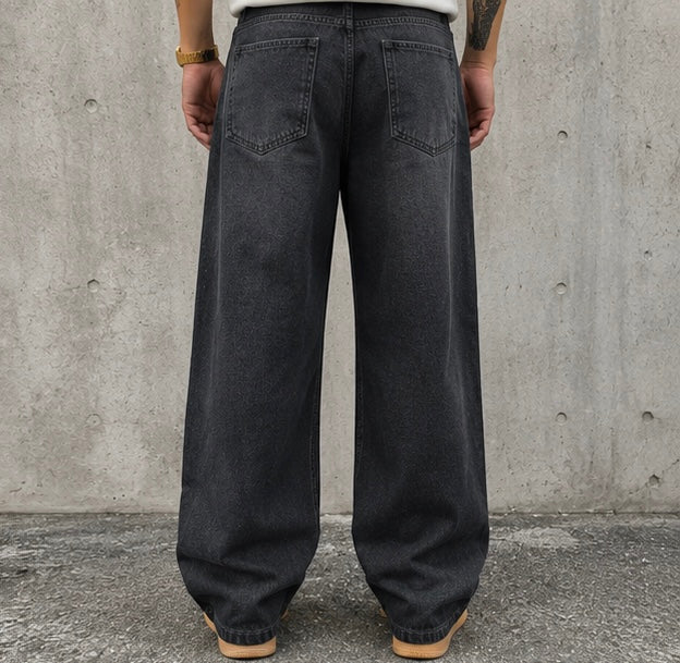New Heavyweight Men’s Denim Jeans – Dark Grey
