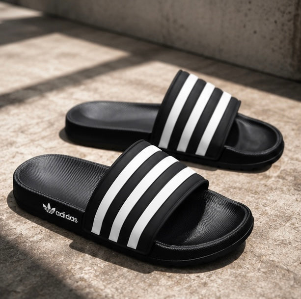 Urban Stripe Comfort Slides