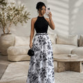 Elegant Floral Maxi Dress
