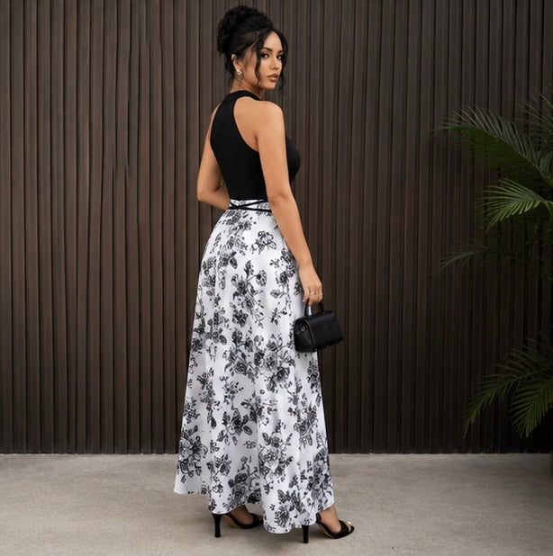 Elegant Floral Maxi Dress