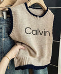 American Vintage Knit Sleeveless Vest