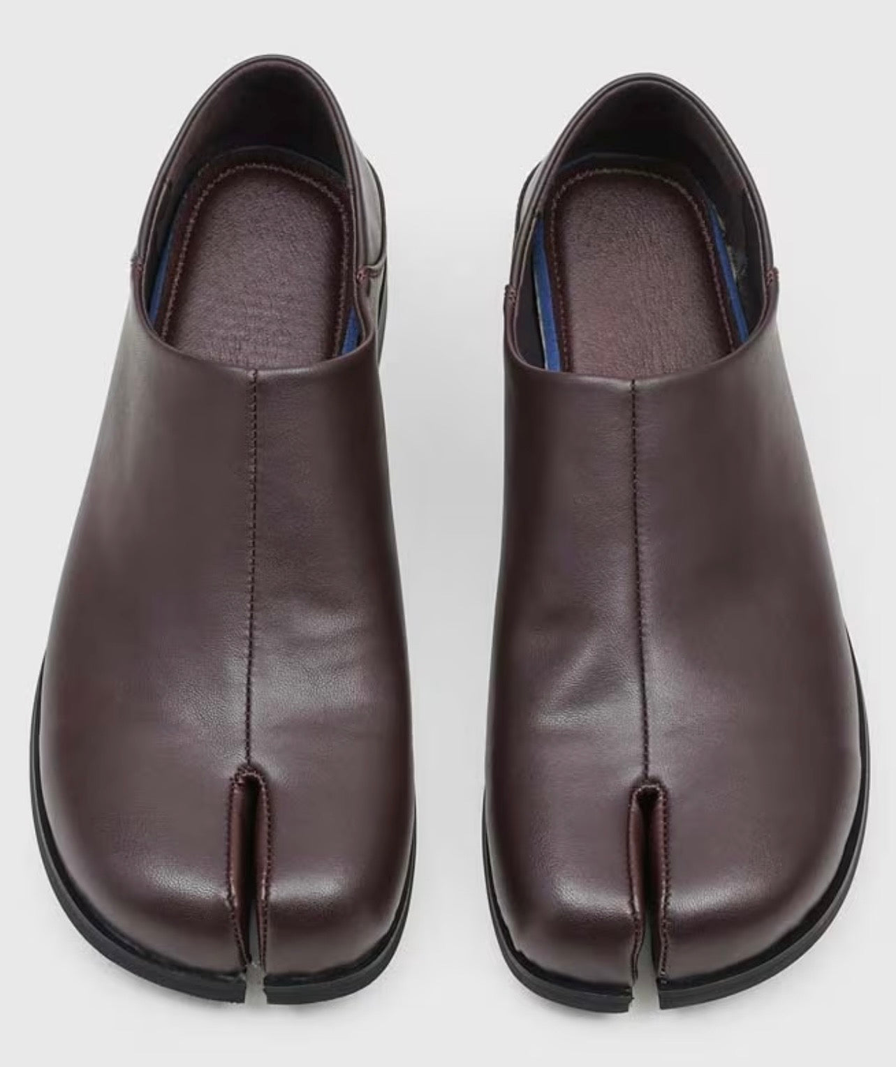 Split Toe Casual Slip-On Shoes