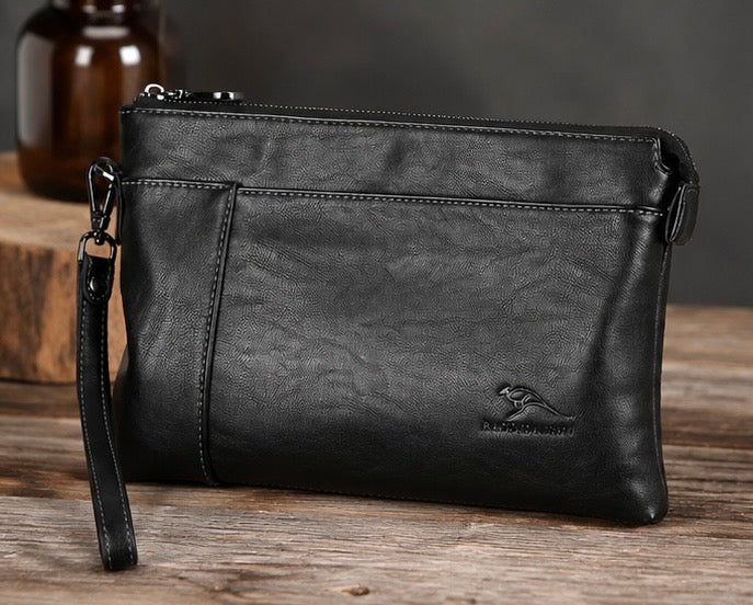 Men’s Classic Leather Clutch Bag