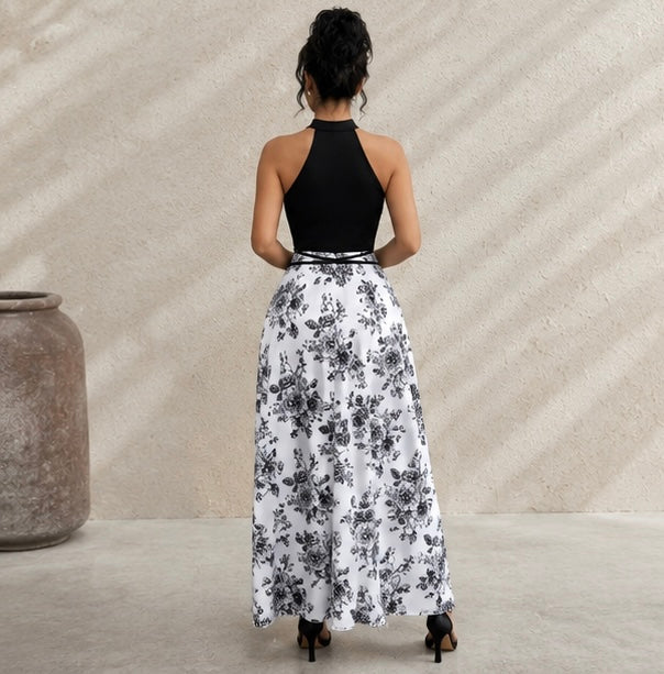 Elegant Floral Maxi Dress