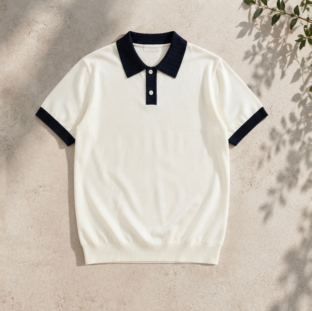 2026 European Vacation Knit Polo Shirt