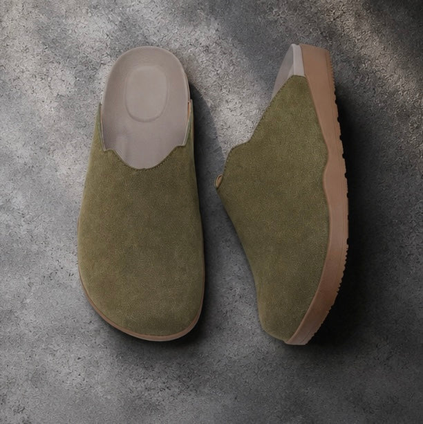 Letona Luxe Suede Comfort Mules
