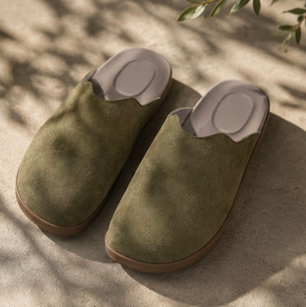 Letona Luxe Suede Comfort Mules