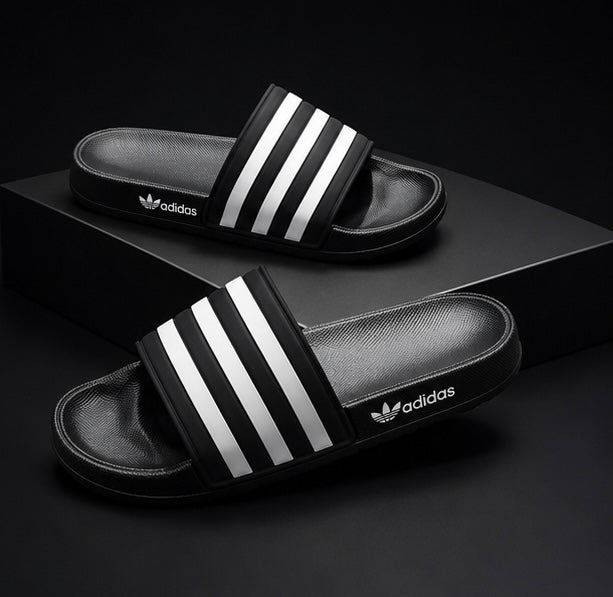 Urban Stripe Comfort Slides